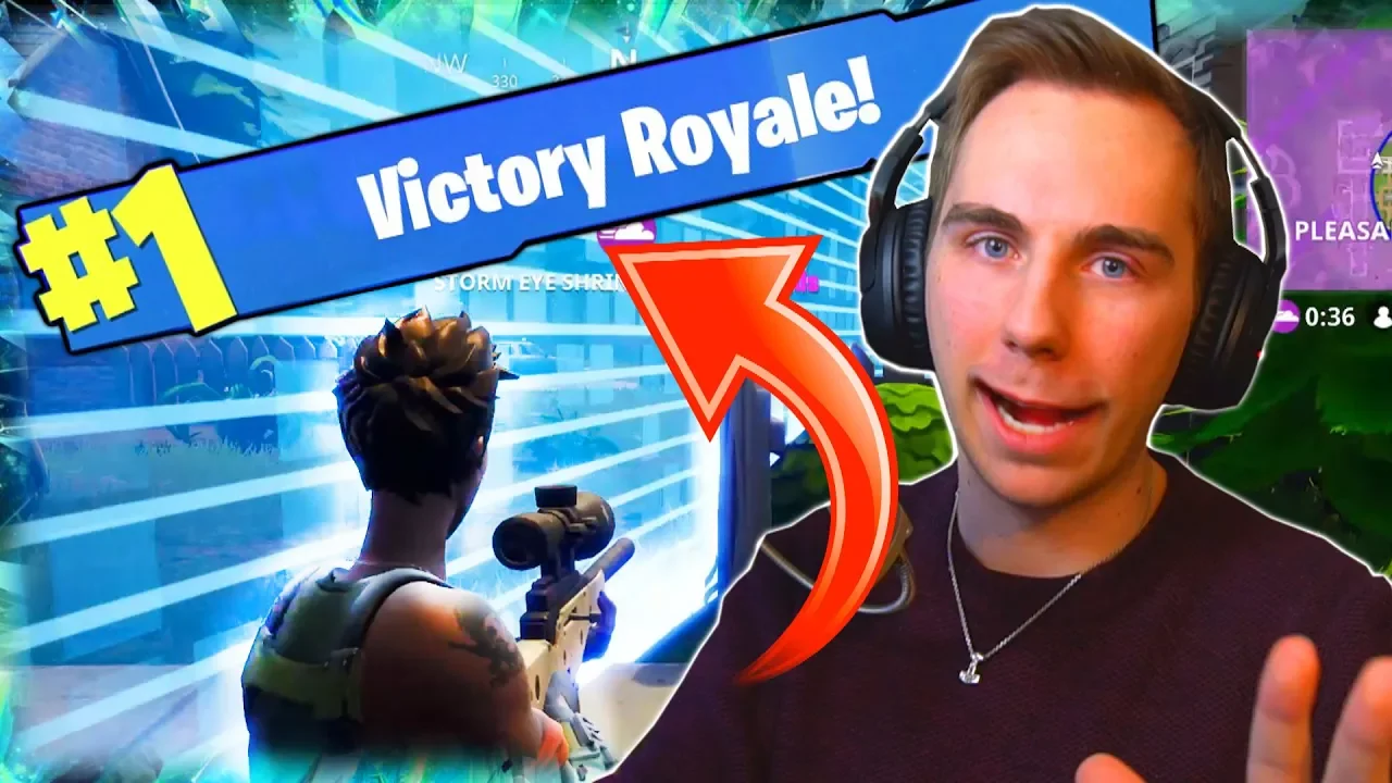Fortnite NOOBEN får sit FØRSTE WIN!