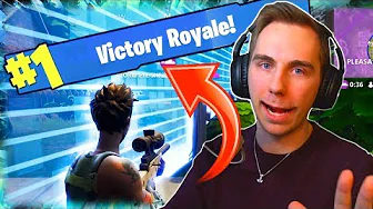 Fortnite NOOBEN får sit FØRSTE WIN!