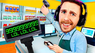 Jeg åbner min butik i SUPERMARKET SIMULATOR!