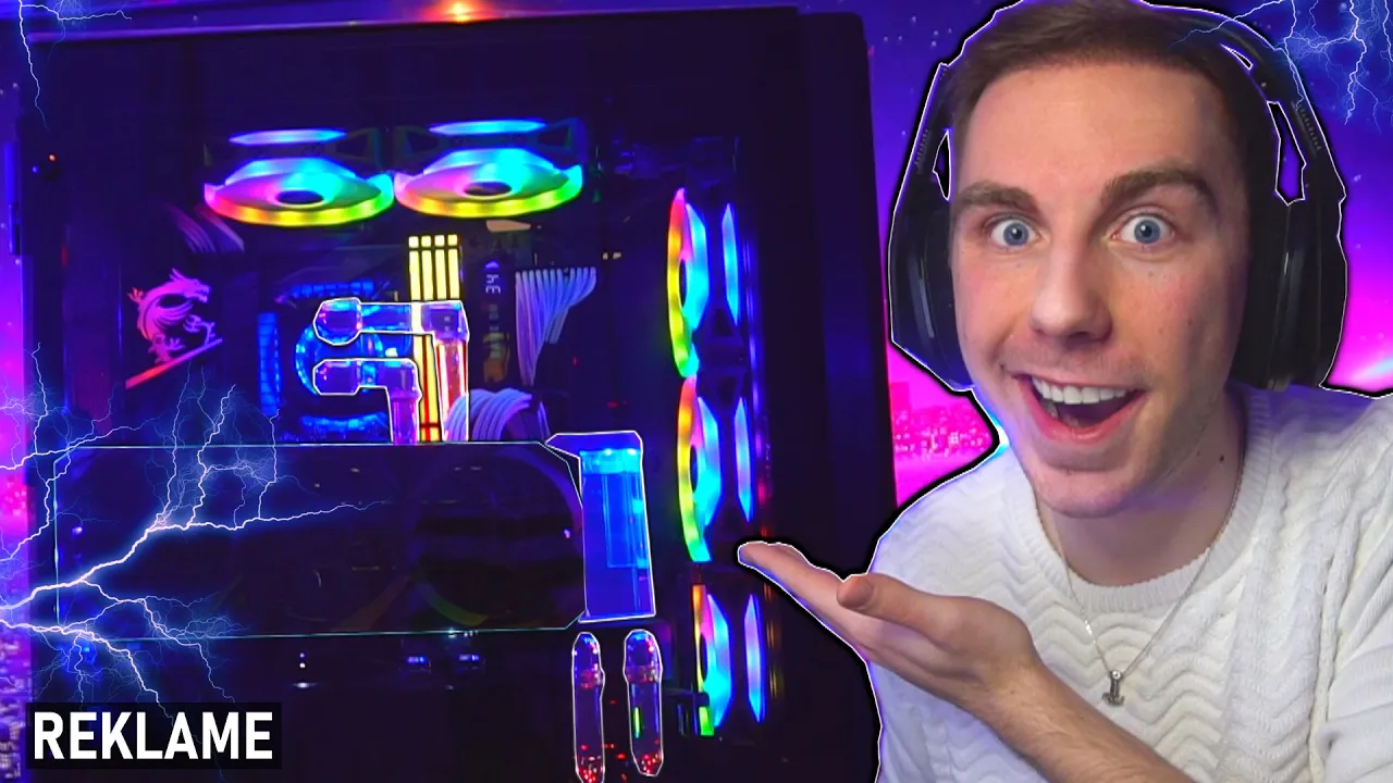 Min VILDE GAMING COMPUTER (MED VANDKØLING)