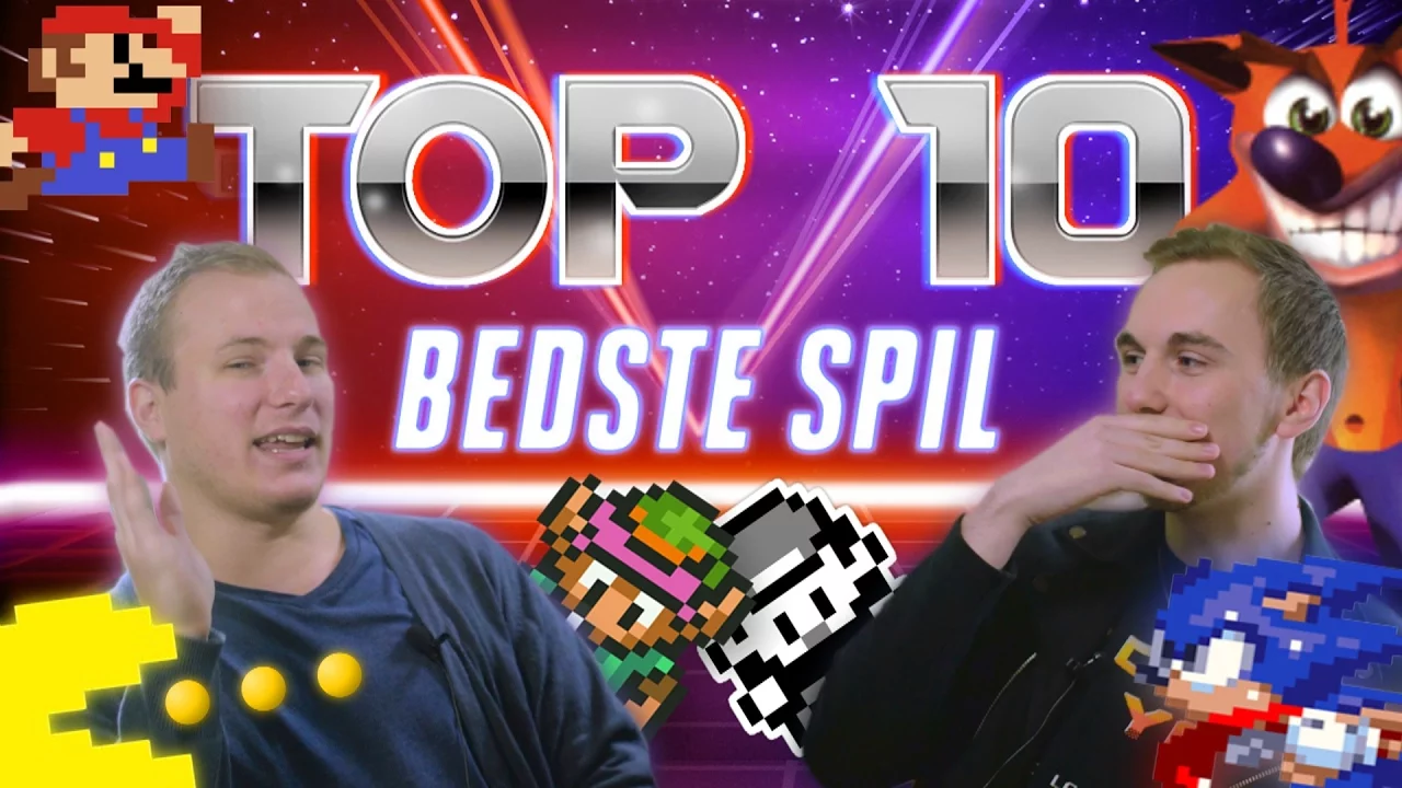 TOP 10 BEDSTE SPIL | Med Spilministeriet!
