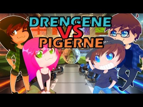 DRENGENE mod PIGERNE! Rocket League - M. Sofi og RobinSamse!