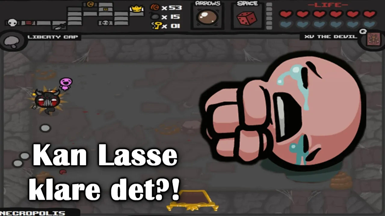 Kan Lasse Klare ALT?! - Binding of Isaac (??? UDFORDRING)