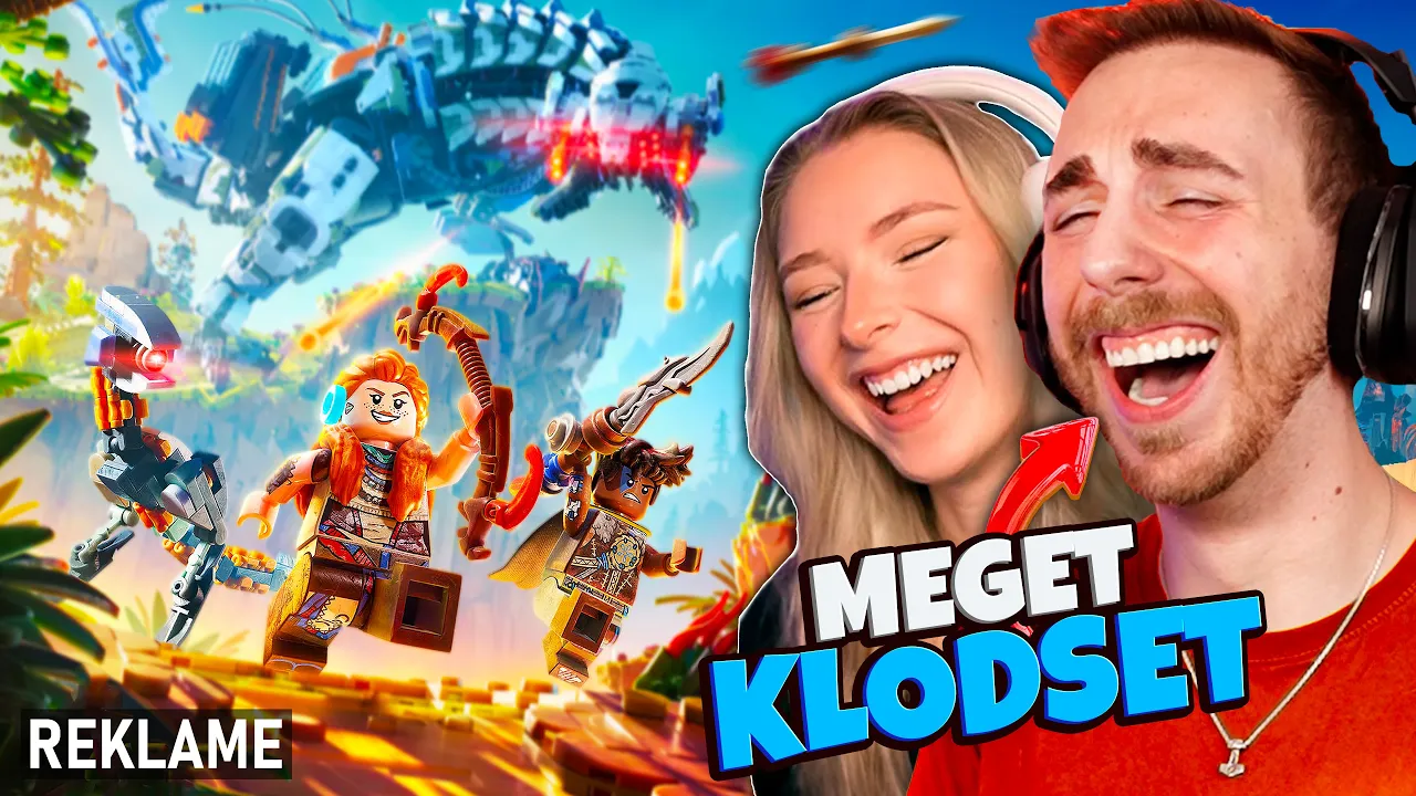 Det SJOVESTE SPIL (og samarbejde) i LEGO HORIZON ADVENTURES (med min kæreste)!