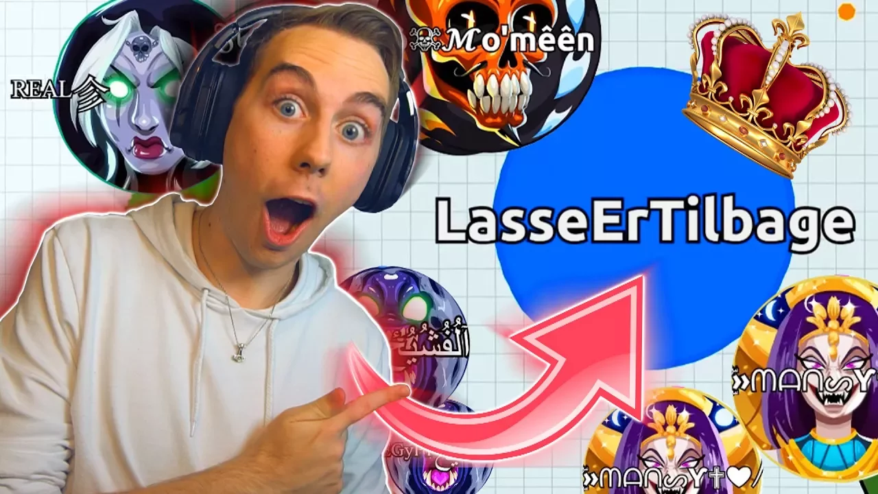 LASSE ER #1 IGEN! - Lasse spiller AGAR.IO