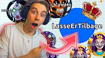 LASSE ER #1 IGEN! - Lasse spiller AGAR.IO