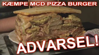 McD PIZZA BURGER = VERDENS BEDSTE!!