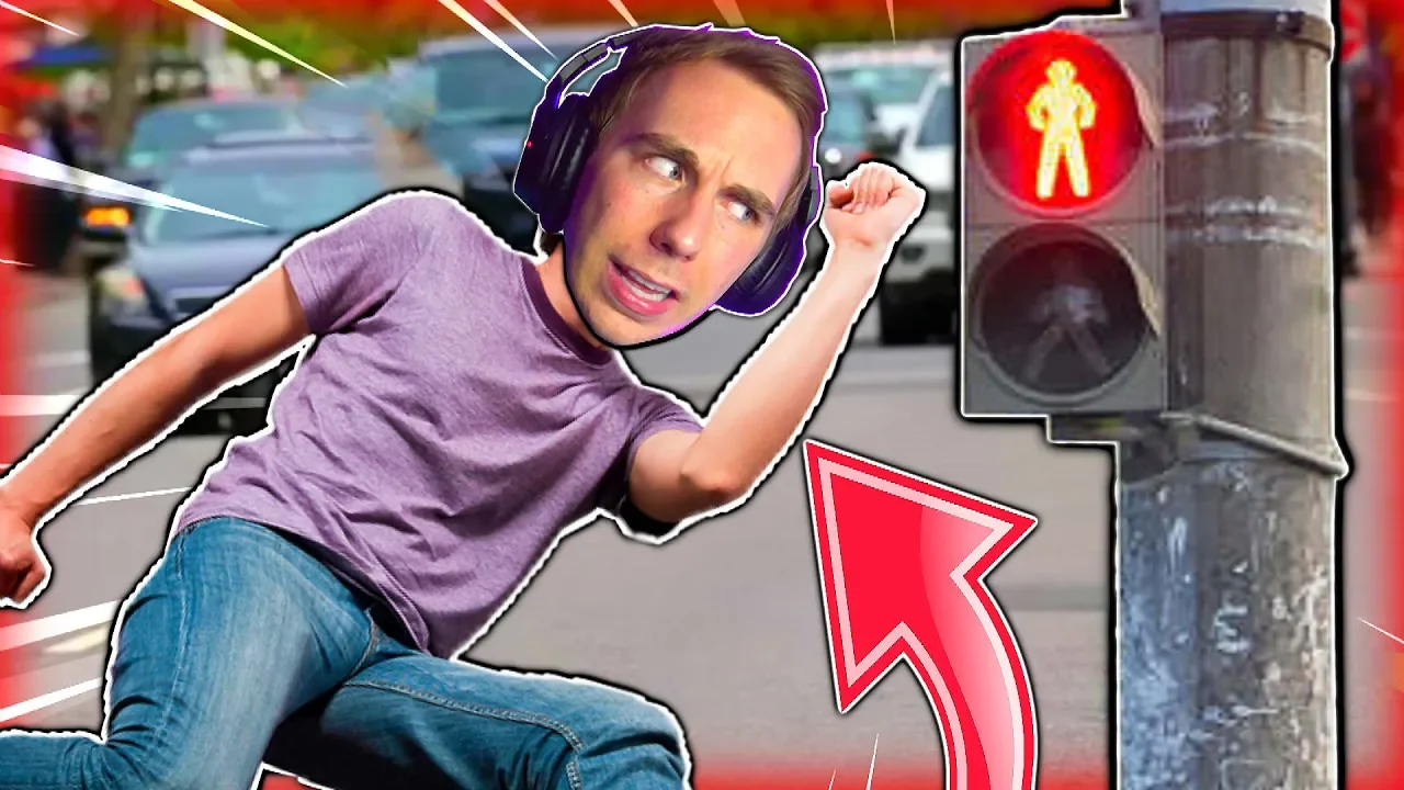 ALDRIG GÅ OVER FOR RØDT! | Jaywalking