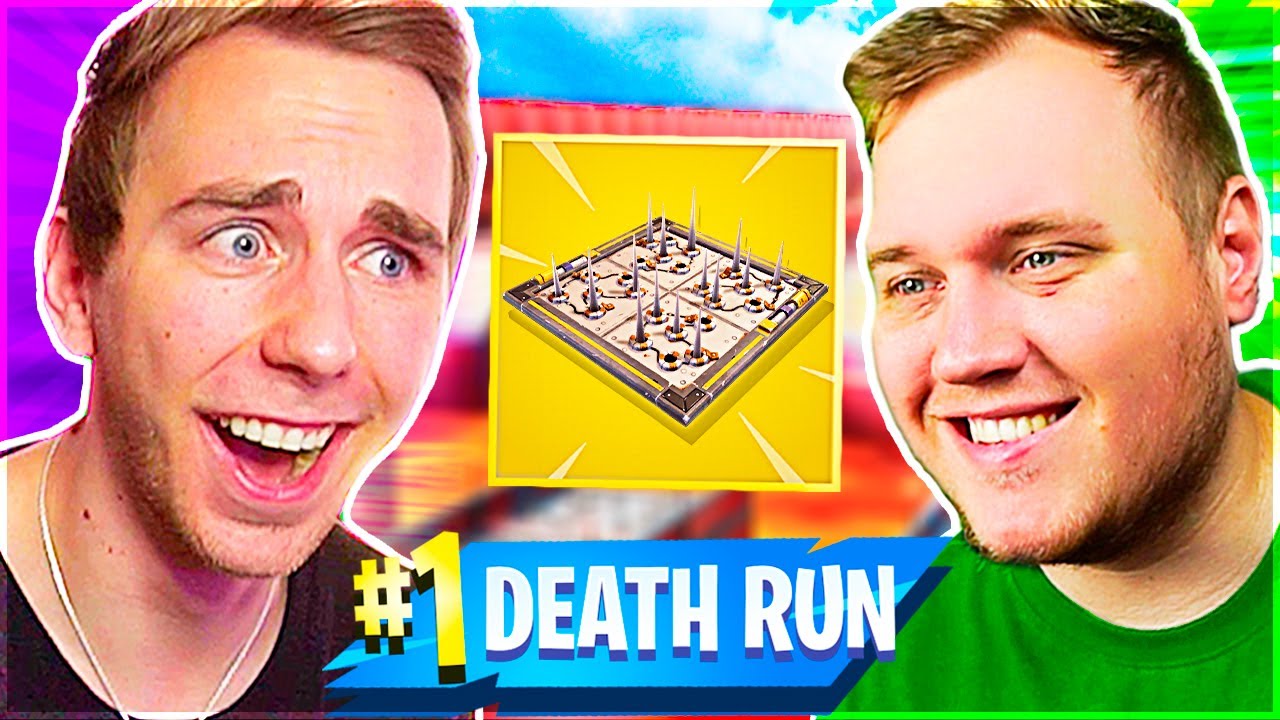 FORTNITE DEATHRUN IMOD VERCINGER (Hvem kommer først i mål?) | FORTNITE