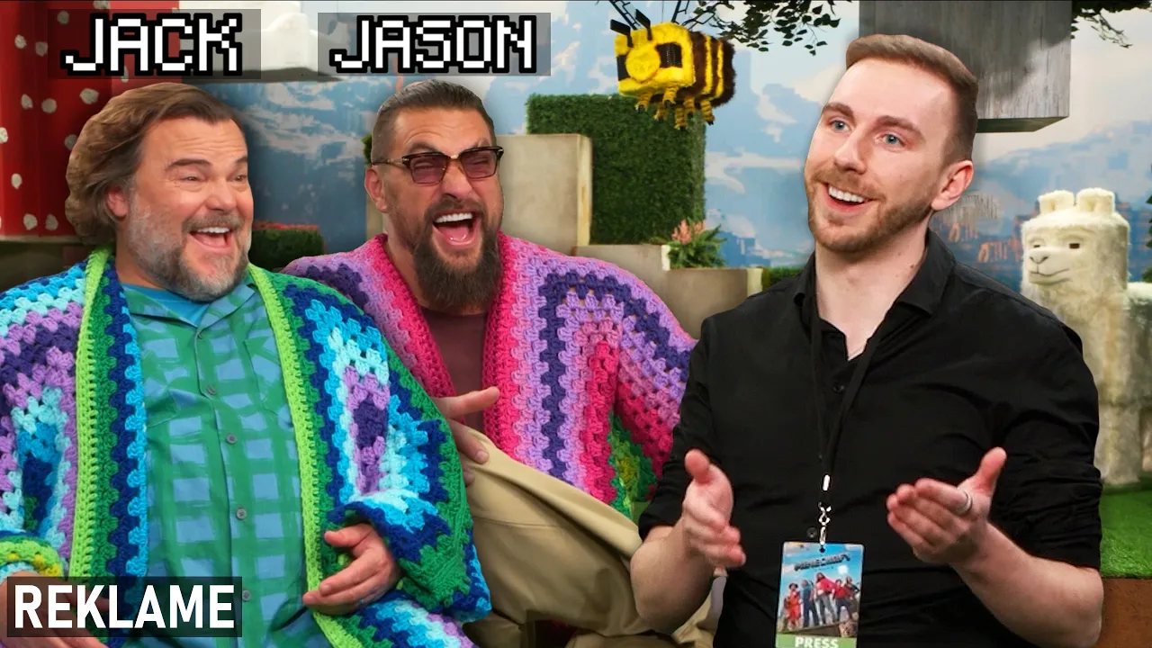 Minecraft i virkeligheden (Møder JACK BLACK og JASON MOMOA)