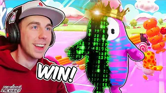 De HACKEDE - Men jeg fik MIT FØRSTE WIN! | Fall Guys
