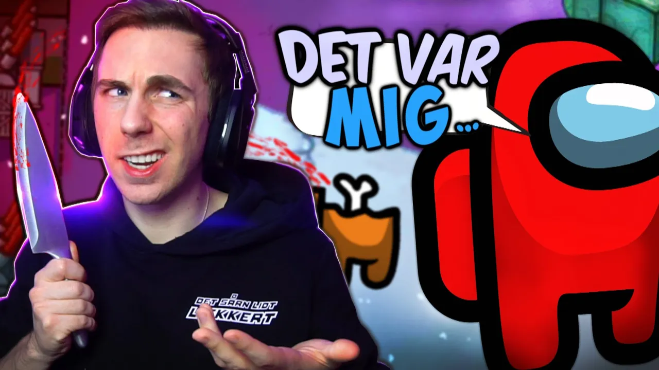 En UNDERLIG runde som impostor... | Among Us (med proximity chat)