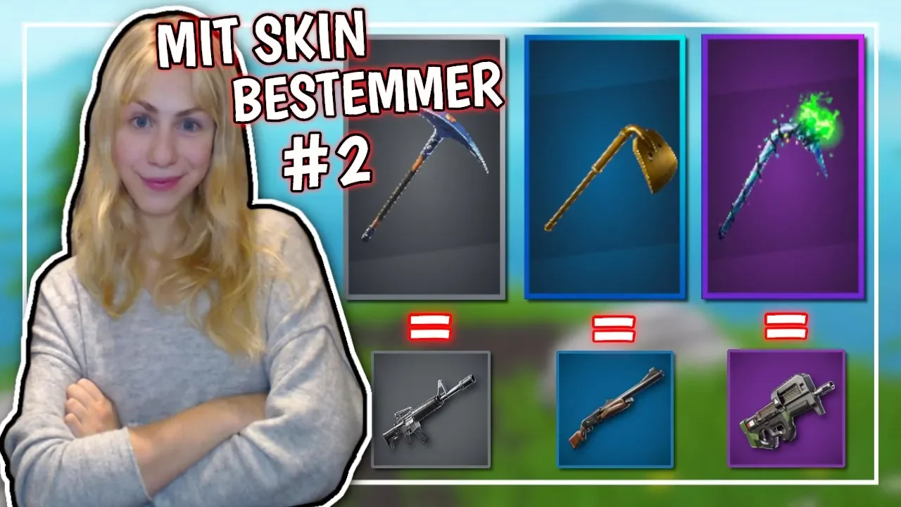 THE RANDOM PICKAXE SKIN CHALLENGE (FORTNITE DANSK)