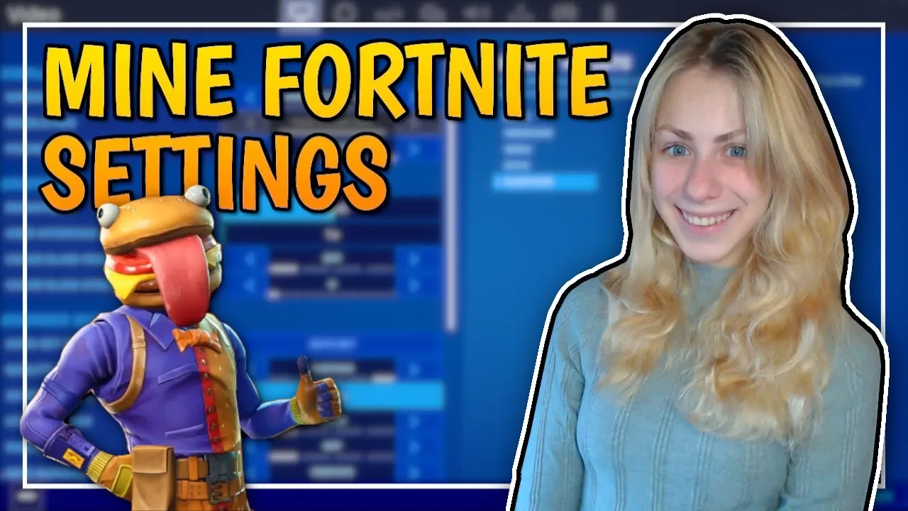 MINE FORTNITE SETTINGS
