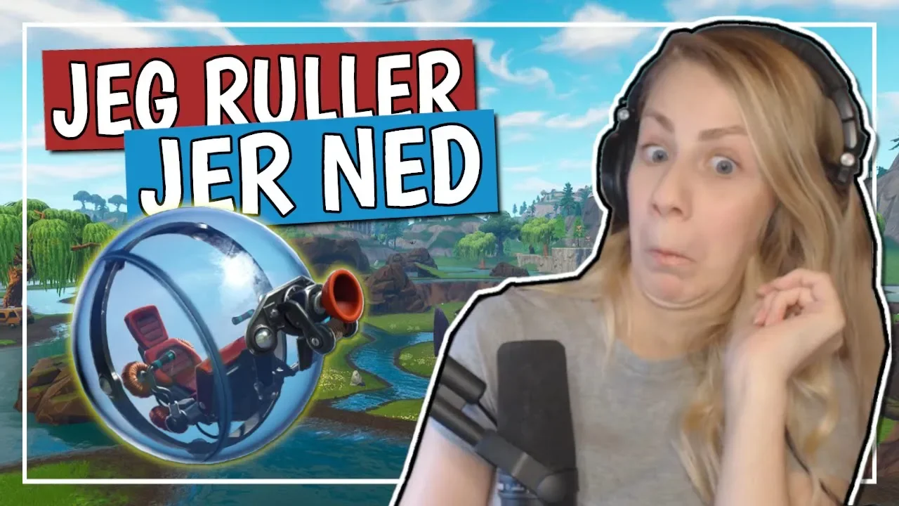 KÆMPE HAMSTERHJUL I FORTNITE! *2 WINS* (FORTNITE DANSK)