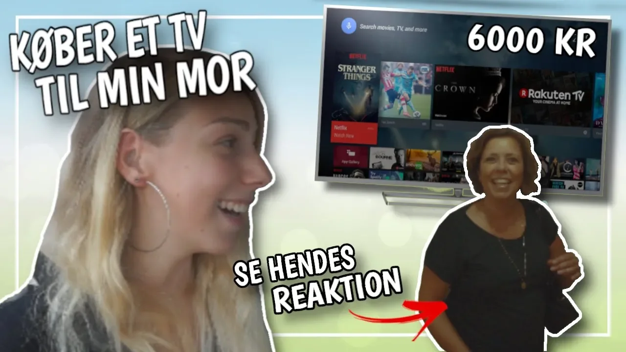 OVERRASKER MIN MOR MED ET NYT TV!
