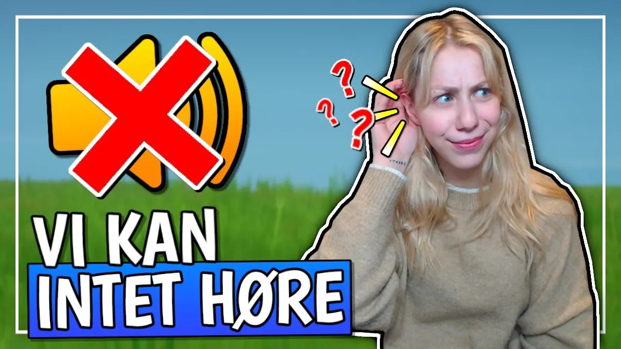 NO SOUND CHALLENGE *HARD MODE* (FORTNITE DANSK)