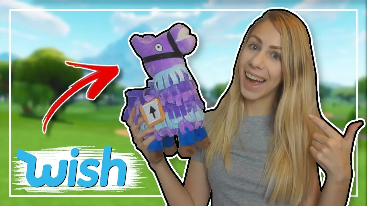 FORTNITE MERCHENDISE FRA WISH!