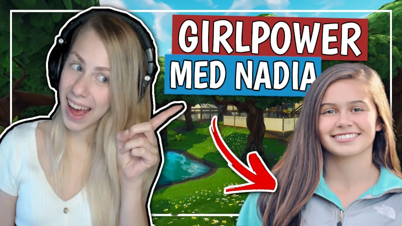 2 WINS I TRÆK MED NADIA! (FORTNITE DANSK)
