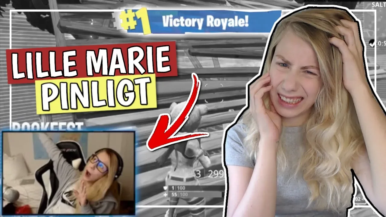 REAGERER PÅ MIN FØRSTE FORTNITE VIDEO *AKAVET*