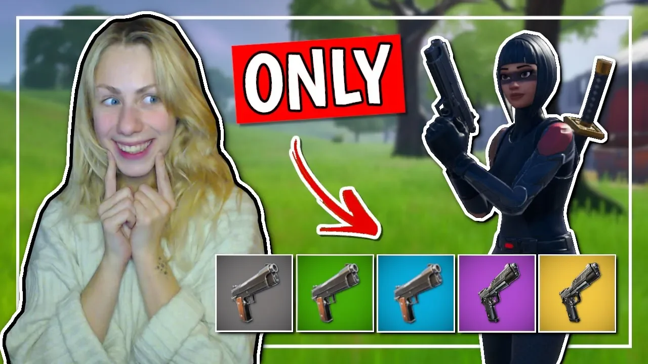 Pistol *ONLY* Challenge (FORTNITE DANSK)