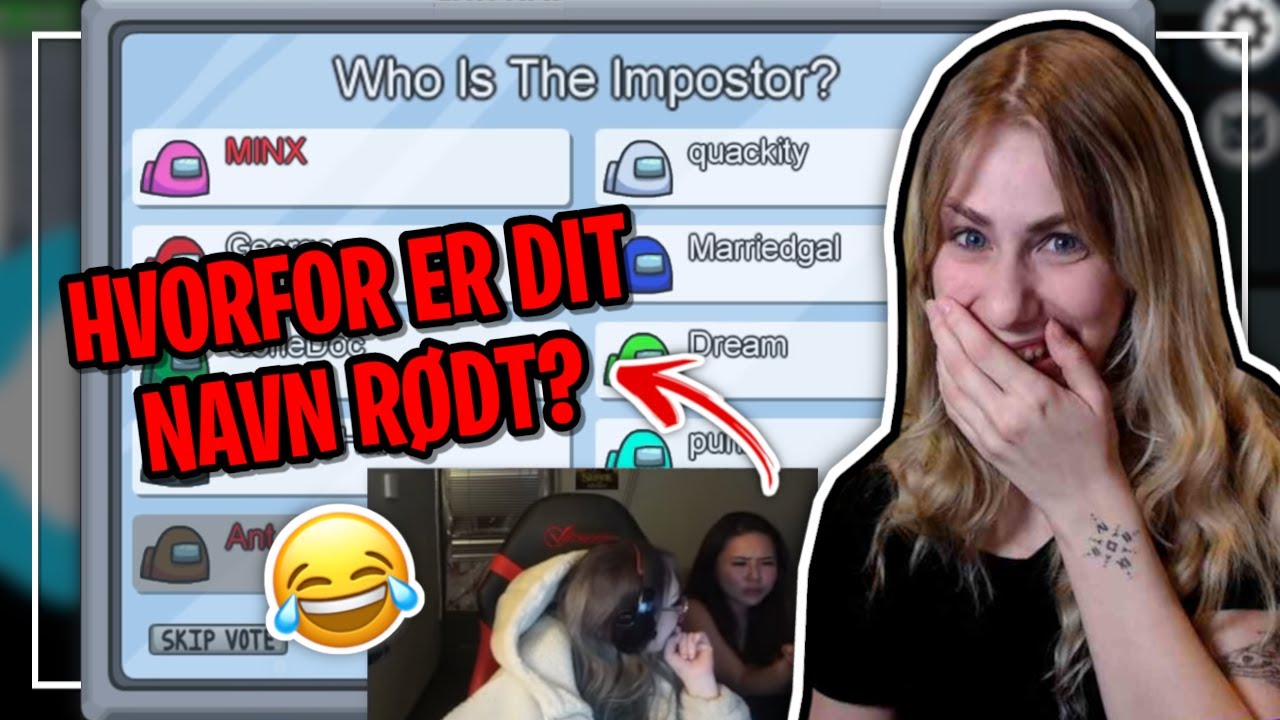 JEG REAGERER PÅ DE SJOVESTE AMONG US FAILS