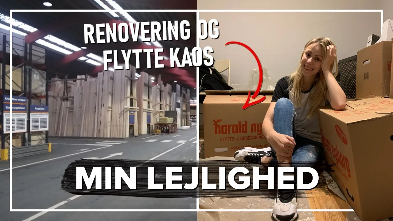 JEG FLYTTER LIGE SÅ STILLE IND | Flyttevlog | Episode 5