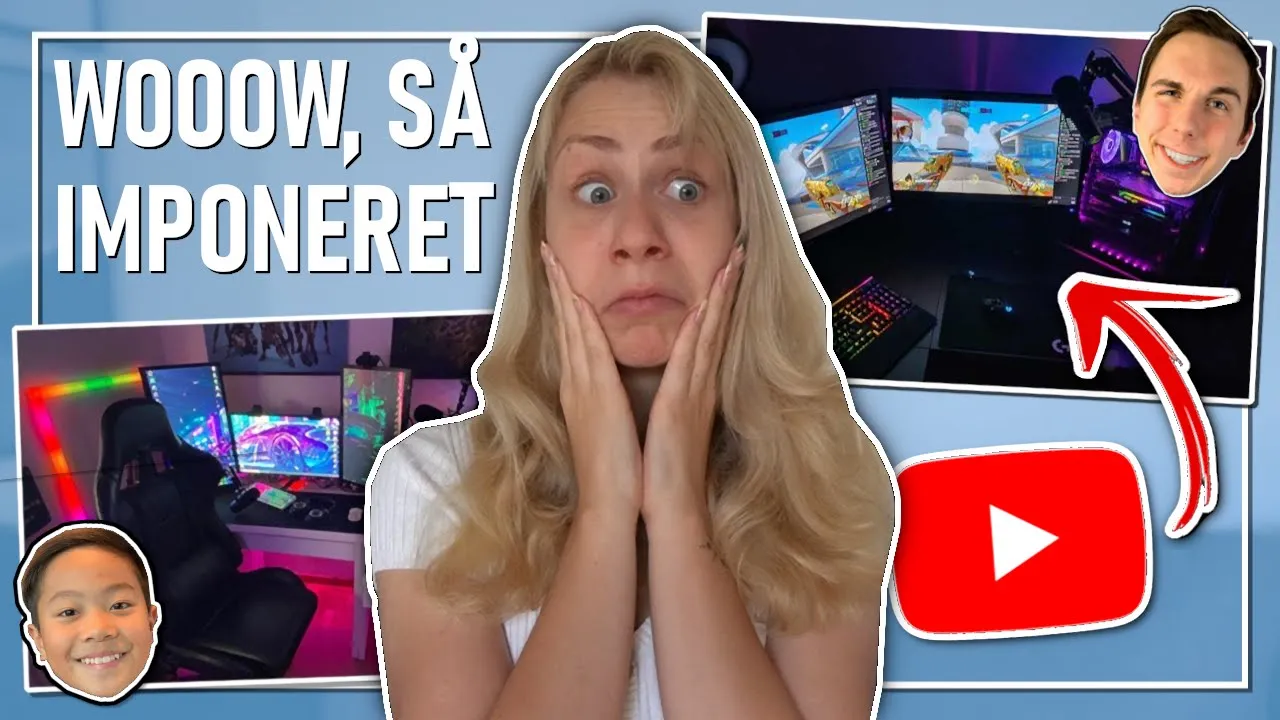 JEG BEDØMMER YOUTUBERS SETUP (LASSE VESTERGAARD, OLIVER LY...)