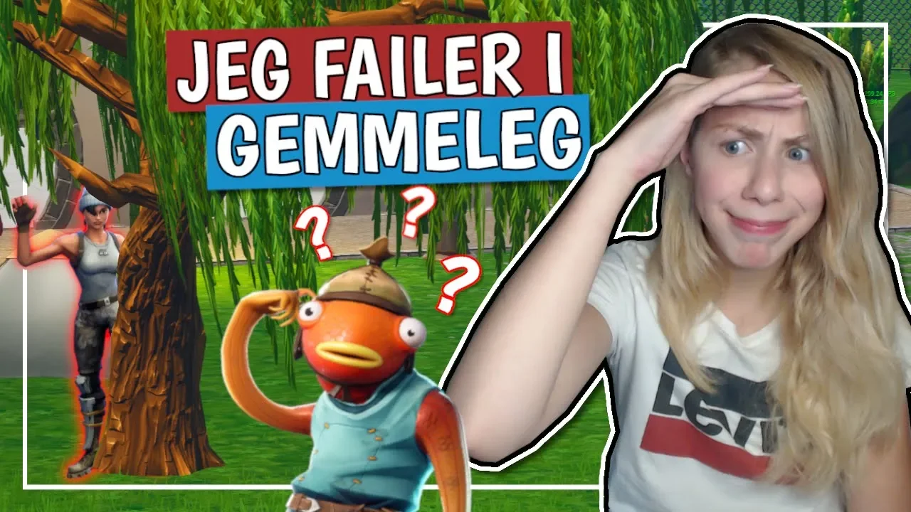 GEMMELEG MED FANS .... IGEN IGEN (FORTNITE DANSK)