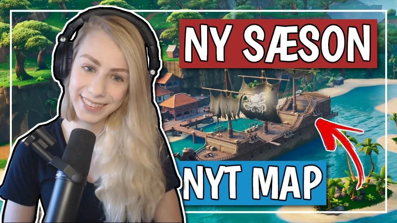 REAGERER PÅ NY SÆSON + FØRSTE WIN (FORTNITE DANSK)