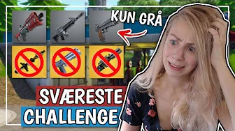 Grey Guns *ONLY* Challenge (FORTNITE DANSK)