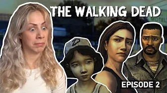 Lee og Clementine kæmper sig igennem byen  | TWD Playthrough | Episode 2