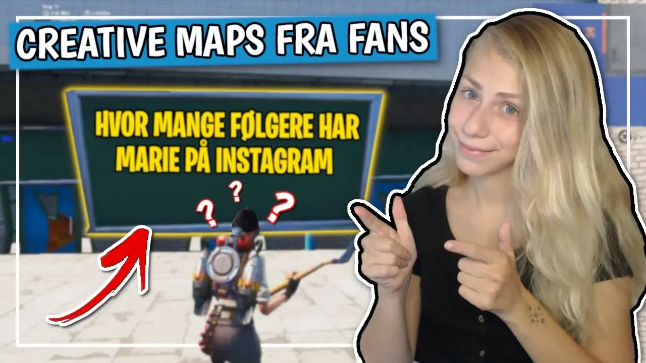 JEG PRØVER CREATIVE MAPS FRA FANS (FORTNITE DANSK)