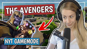 REAGERER PÅ AVENGERS I FORTNITE + WINS (FORTNITE DANSK)