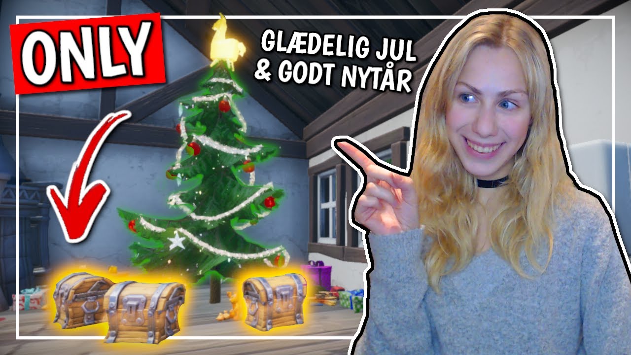 Christmas loot *ONLY* Challenge (FORTNITE DANSK)