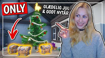 Christmas loot *ONLY* Challenge (FORTNITE DANSK)