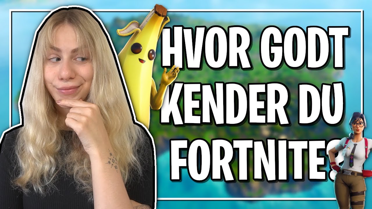 DEN ULTIMATIVE FORTNITE QUIZ