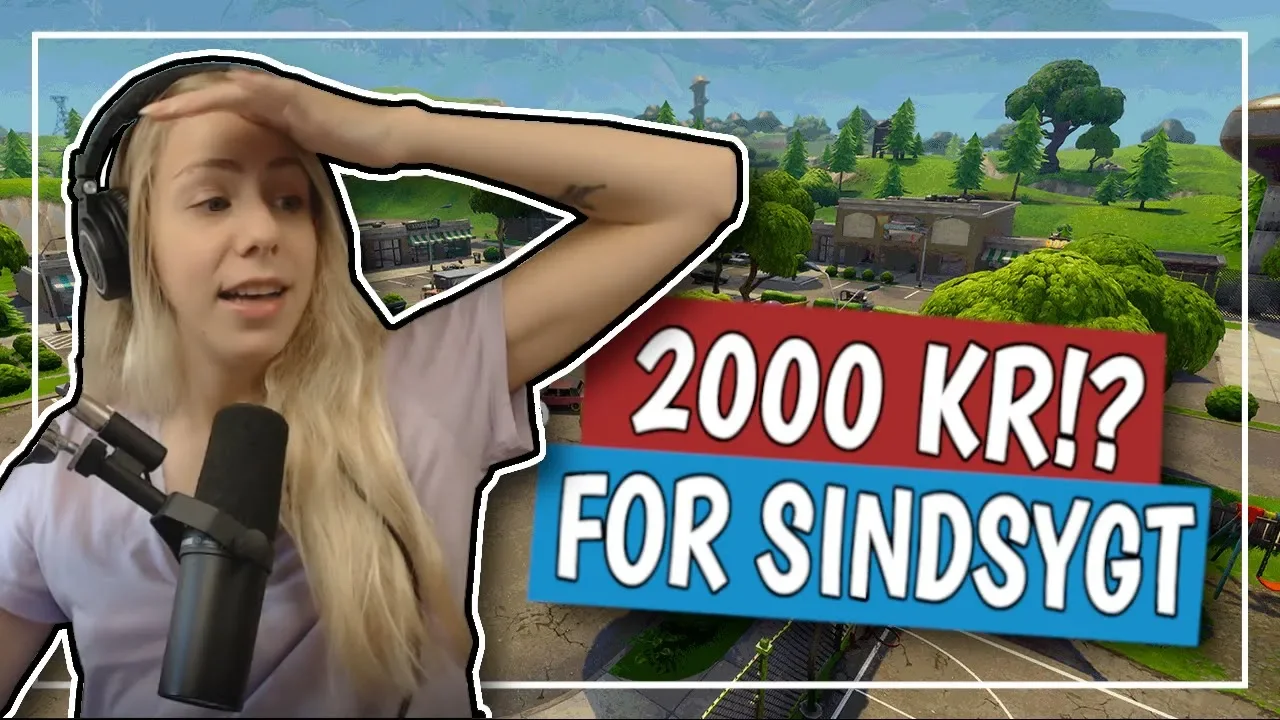 JEG FÅR DONERET 2K FOR ET WIN! 😱 (FORTNITE DANSK)