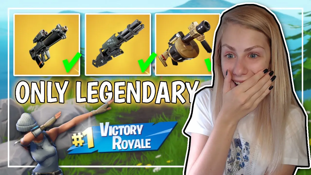 VINDER MED *LEGENDARY ONLY* LOOT (FORTNITE DANSK)