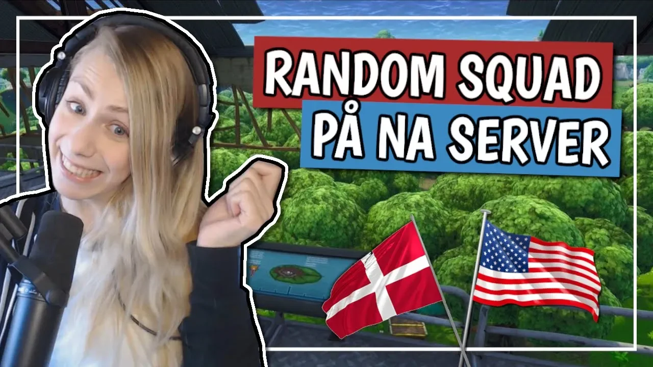 [RANDOM DUO] SPILLER MED DE SJOVESTE AMERIKANERE! (FORTNITE DANSK)
