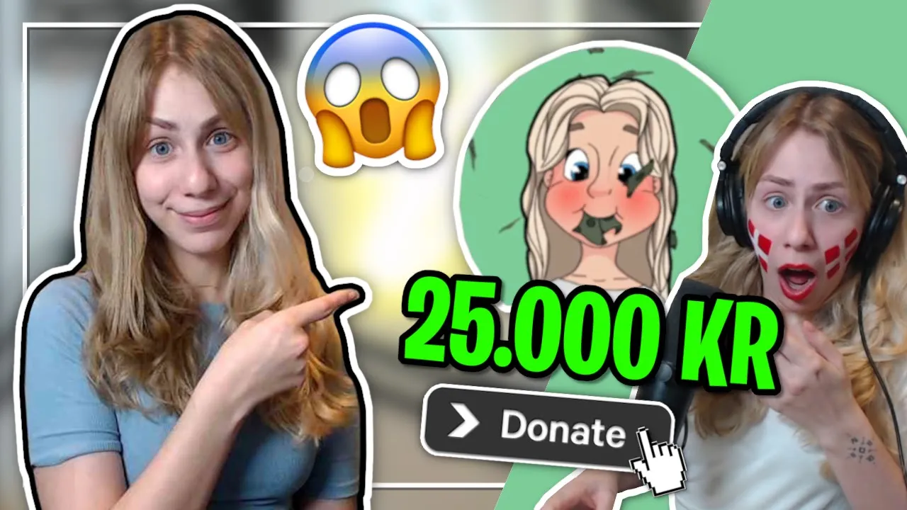 JEG FÅR DONERET 25.000 KR // Q&A