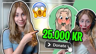 JEG FÅR DONERET 25.000 KR // Q&A