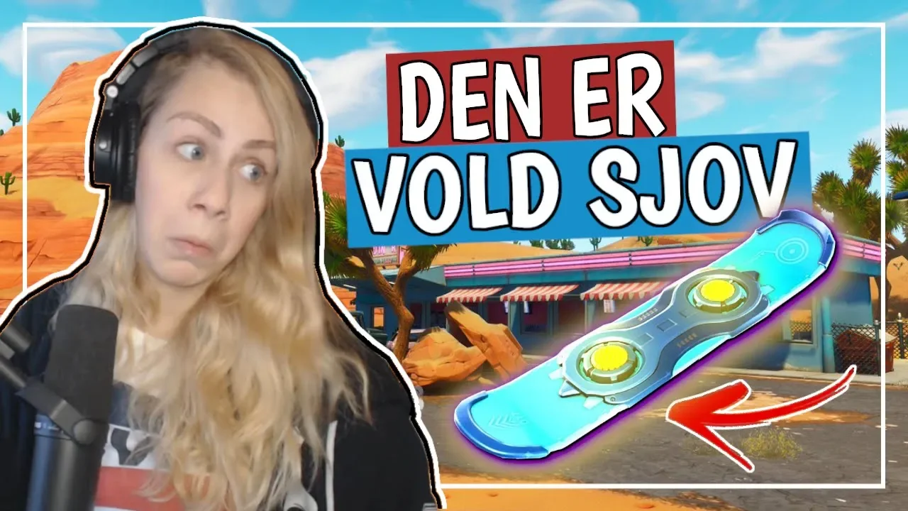 VINDER MED HOVERBOARD *2 WINS* (FORTNITE DANSK)