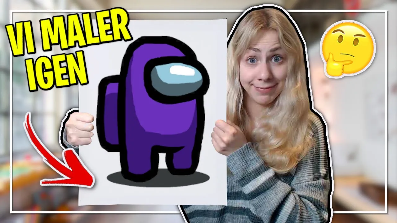 JEG MALER: AMONG US [ASMR]