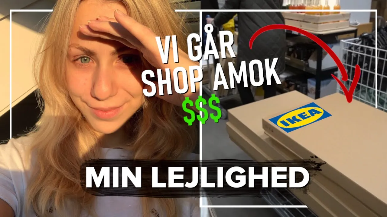 JEG KØBER MØBLER FOR 14.000 KR | Flyttevlog | Episode 3