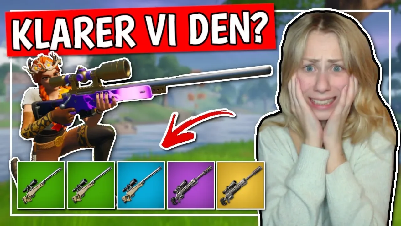 Sniper *ONLY* Challenge (FORTNITE DANSK)
