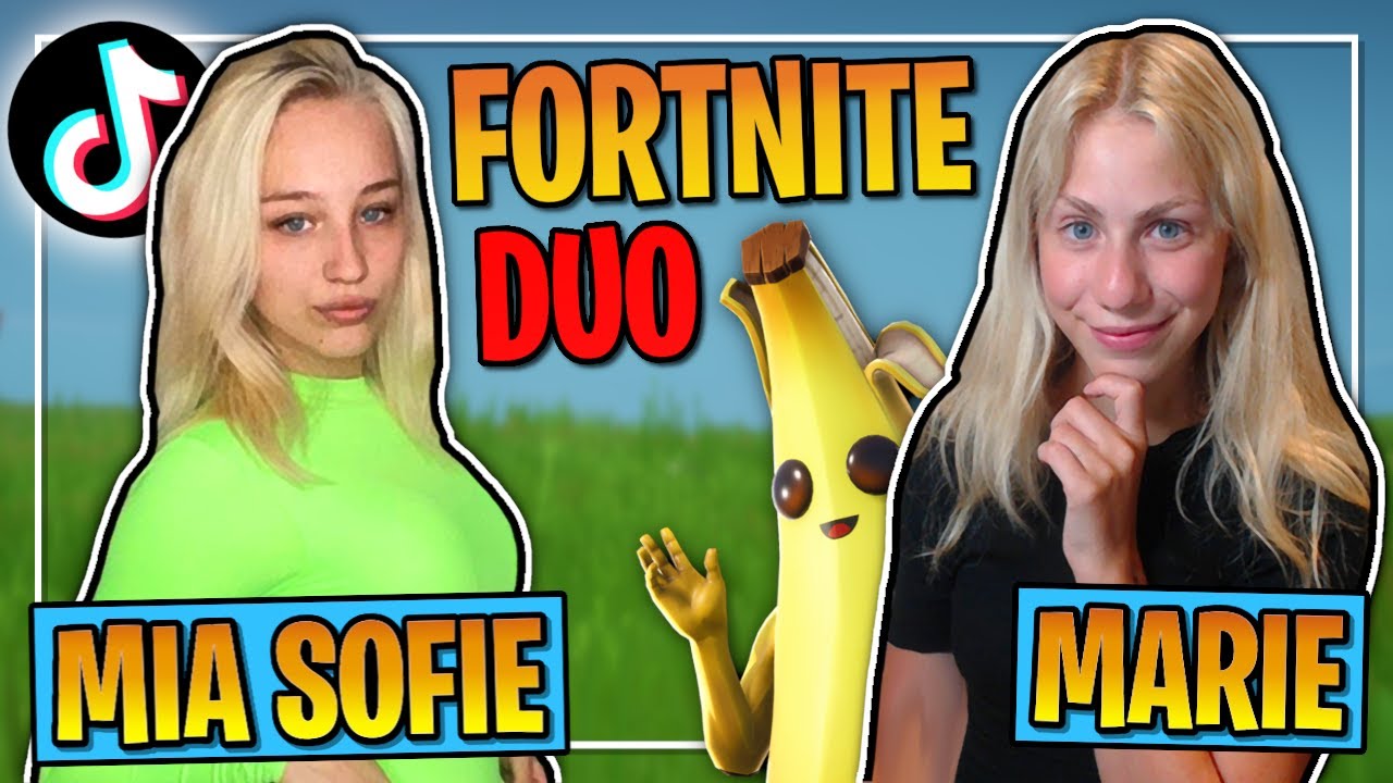 SPILLER FORTNITE MED MIA SOFIE! *SKIDE SJOVT*