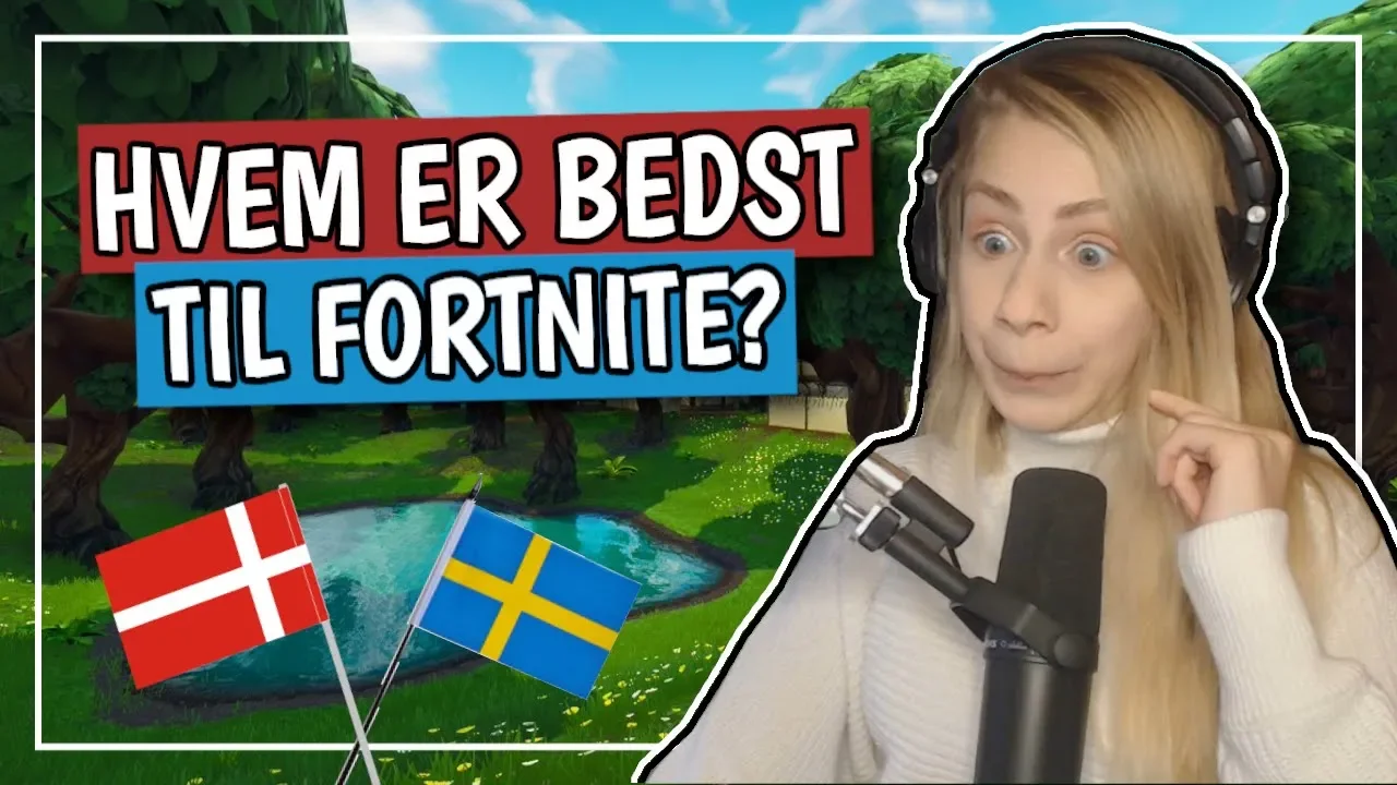 RANDOM DUOS OG VI FLÆKKER! (FORTNITE DANSK)
