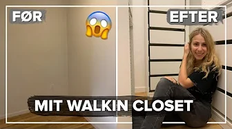 VI BYGGER MIT WALKIN CLOSET + Q&A | Flyttevlog | Episode 4