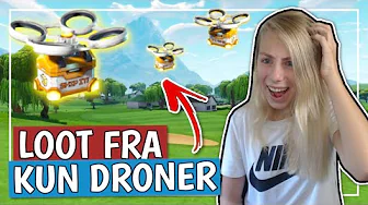 VINDER MED *SUPPLY DRONES ONLY* LOOT (FORTNITE DANSK)